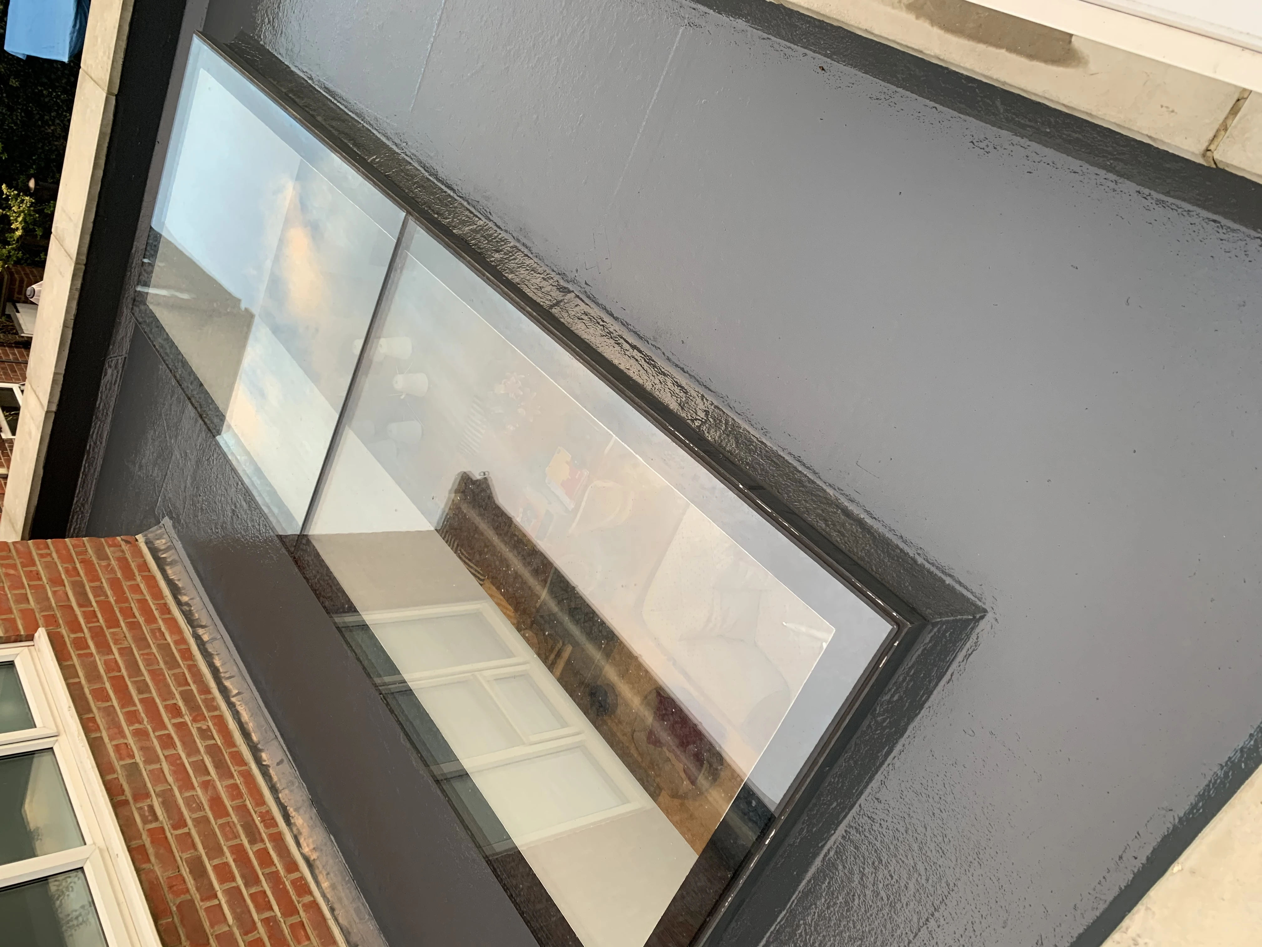 Modern glass rooflight